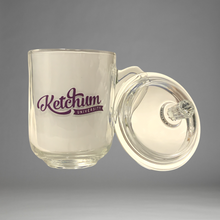 Load image into Gallery viewer, KETCHUM 13 OZ GLASS MUG W/ LID
