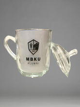 Load image into Gallery viewer, MBKU ALIMNI GLASS MUG W/ LID
